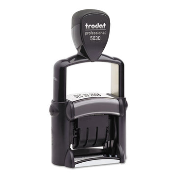 Trodat® Professional Date Stamp, Self-inking, 1.63" X 0.38", Black freeshipping - TVN Wholesale